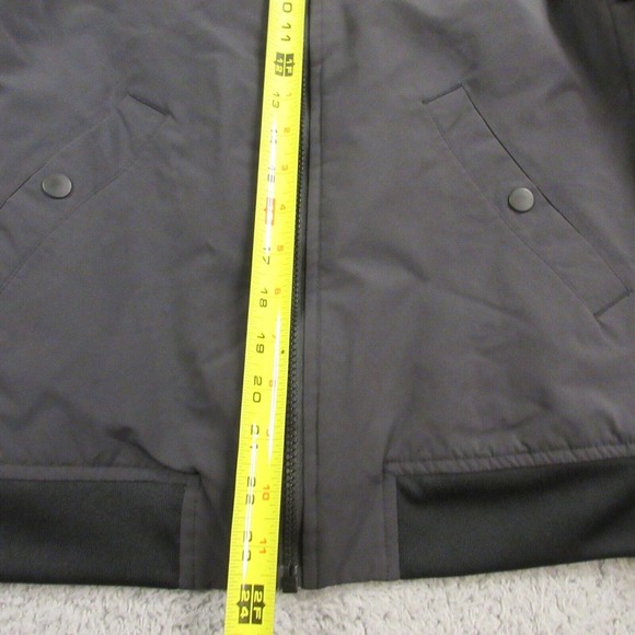 Nike Boys Aviator Bomber Jacket size XL nylon Pilot Flyers Black Red Big Kids - Picture 7 of 10